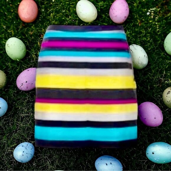 Worthington NWT Skirt Colorful Bold Striped Pencil Women’s Size 14 - Picture 4 of 16